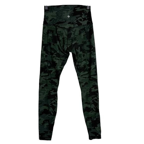 Lululemon Align 28” Leggings Green Black Camo Army 2019 - 6 - Picture 1 of 9